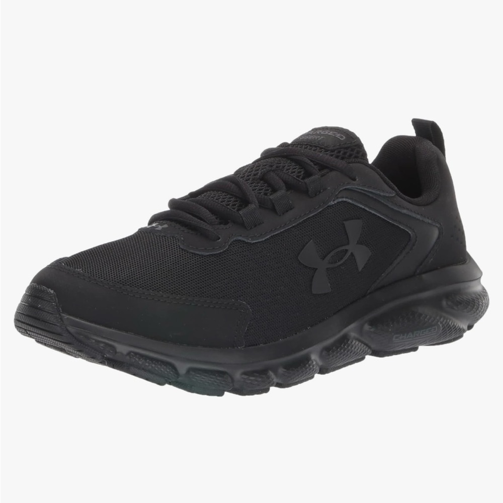 Under Armour CHARGED ASSERT 9D Running Black Sneaker Shoes Women's Size 9